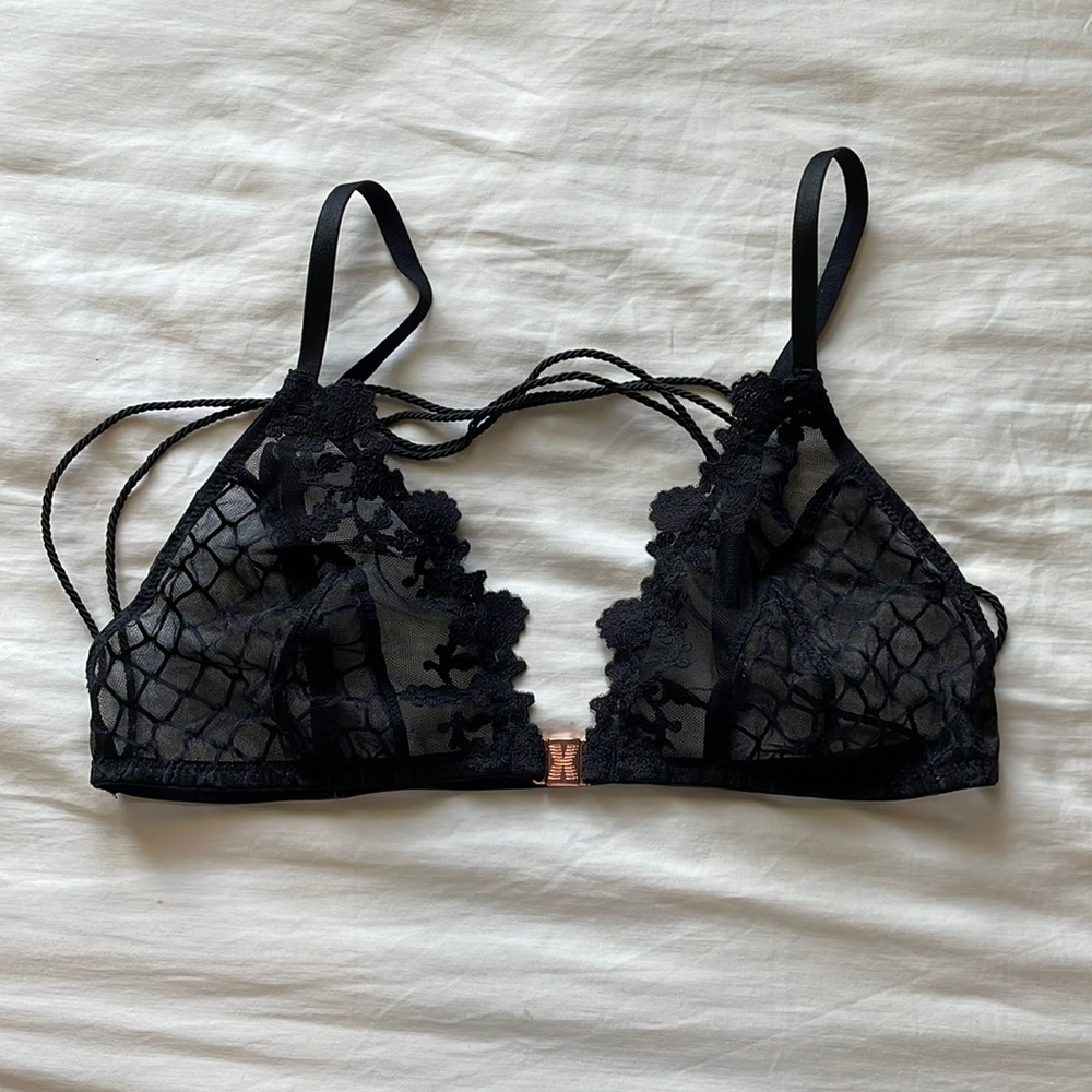 Savage X Fenty Black Lace Bralette